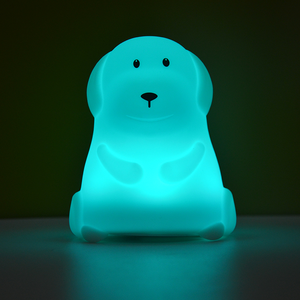Kids Animal Night Light 7 Color Changing 3 Modes Breathing Effect USB Rechargeable Silicone Safe Baby Nursery <strong>Lamp</strong> - Product Image 4