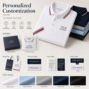 Camisa de Golf Personalizada con Logotipo Premium, Cuello con Ribete, Estilo Clásico, Casual de Negocios, Venta al Por Mayor, Colores Personalizados - Product Image 5