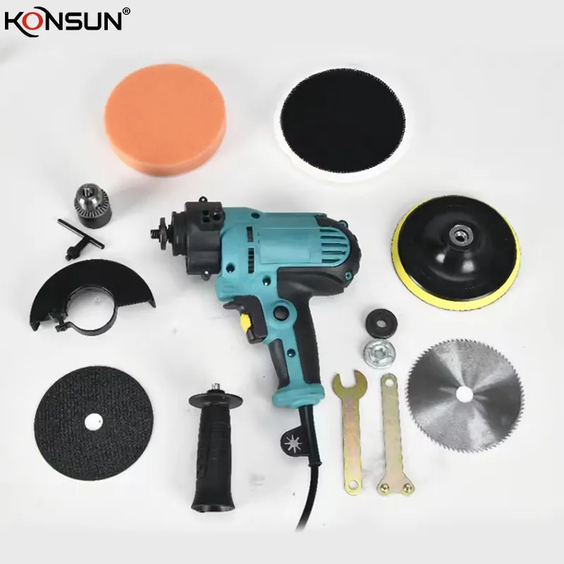 Car Polishing Electric Drill Cutting Machine muti function polisher with drill ,grinding , cutting and polishing function