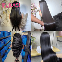 Peluca frontal de encaje HD 13x6 pre-arrancada al por mayor, cabello humano virgen brasileño sin procesar, peluca frontal de encaje HD 5x5 sin pegamento con ondas rizadas de 30 pulgadas
