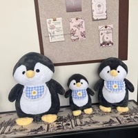 Peluche personnalisée Pingouin Bébé, Poupée en tissu rembourrée en coton PP, Oreiller de sommeil pour enfants, Cadeau d'anniversaire tendance, Décoration d'intérieur