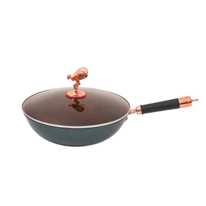 <span class=keywords><strong>Wok</strong></span> de hierro fundido <span class=keywords><strong>para</strong></span> el hogar, mango de plástico, <span class=keywords><strong>Wok</strong></span>, sartén de hierro antiadherente, <span class=keywords><strong>Wok</strong></span> de uso General <span class=keywords><strong>para</strong></span> cocina de Gas y cocina de inducción - Product Image 3