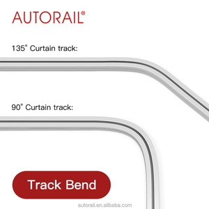 <strong>Curtain</strong> Track Degree ARC Track for <strong>Corner</strong> Windows Slide <strong>Curtain</strong> 90 135 Degree Window Electric <strong>Curtain</strong> Track <strong>Rail</strong> - Product Image 6