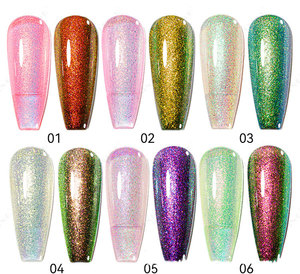 Nuevo Set de Esmalte de Uñas en Gel Camaleón de 24 Colores, 15ml, con Cuentas de Gel, Degradado Luminoso, Textura Fina y Brillante, Suministros para Pintar Uñas - Product Image 2