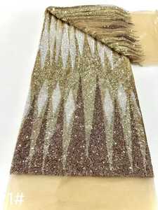 Tessuto Ricamato con Paillettes a Strisce Verticali, Rete, Pizzo, per Abiti <span class=keywords><strong>da</strong></span> <span class=keywords><strong>Sposa</strong></span> alla Moda, Abiti Formali, Costumi di Scena, Pizzo per Abiti - Product Image 1