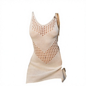 Maillot de bain une pièce personnalisé pour femme TW 2026, dos nu, col en V, crochet, taille ajustée, jupe de plage - Product Image 3