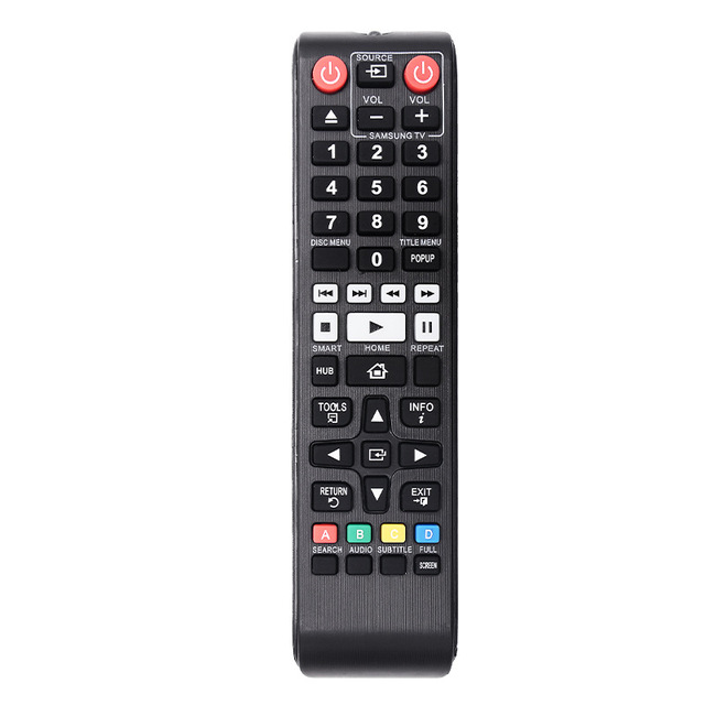 AK59-00167A Replace Remote Control Use for Samsung Blu-ray DVD Disc Player BD-J6300 BD-J6300/ZA BD-JM63 BD-JM63C BD-F7500