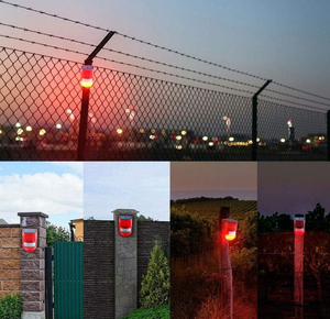 Lampu Taman nirkabel, lampu strobo LED darurat dengan Sensor gerakan, <span class=keywords><strong>Alarm</strong></span> keamanan, lampu taman luar ruangan - Product Image 6