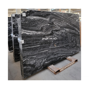 Losa y azulejo de mármol negro Orion con soluciones de Proyecto de venas mesas de encimeras pulidas decoración del hogar Kemalpasa - Product Image 2