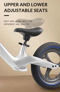 Vélo d'équilibre 12 pouces avec roulements étanches et pince de selle pour homme - Product Image 4
