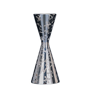 Verre doseur en acier inoxydable 304, finition miroir doré, jigger gradué en onces, outils de barman pour la Russie Abbey's Loch Dhu - Product Image 3