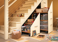 CBMMART Escalier de rangement sous escalier Idées Design Armoire en bois Escalier escalier