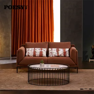 Grosir kualitas tinggi Set kain ruang tamu Sofa 3-dudukan untuk furnitur rumah dengan gaya Modern