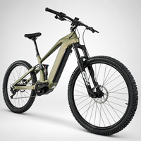 Bafang – cadre en carbone M600, vélo électrique à Suspension complète, 500w Bafang M560, cadre en carbone, vélo de montagne