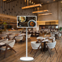 Monitor Portátil de 25 Pulgadas con Pantalla Táctil LED FHD Android 15, Personalizable, Póster Digital Interactivo de 6+128GB para Restaurantes