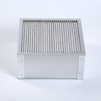 Nouveau filtre HEPA H13 H14 à haute capacité d'absorption de poussière, média en papier de fibre de verre, filtre en boîte, efficacité de filtration de 99,99 %