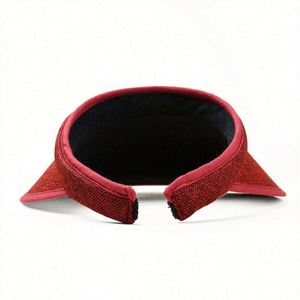 Visera de Sol de Algodón y Lino para Mujer, Visera de Verano de Ala Ancha para Actividades al Aire Libre, Protección UV - Product Image 5