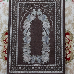 Tappetino da Preghiera Islamico Moderno Portatile in Poliestere Intrecciato per Bambini, Imbottito e Lavabile, con Borsa per Uso Domestico e in Moschea - Product Image 6