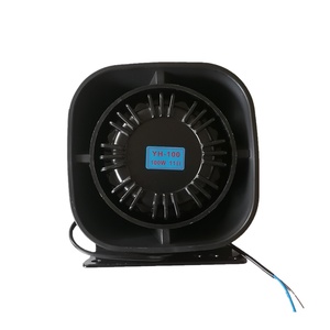 12V 100W Motosiklet <span class=keywords><strong>Siren</strong></span> Alarm Sistemi Tweeter Hoparlör Alüminyum Yüksek Güçlü Ses Sistemi (Motosikletler için) - Product Image 3
