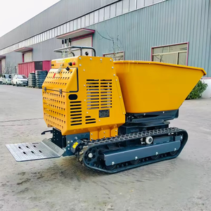 Mini-chargeuse sur chenilles <span class=keywords><strong>à</strong></span> benne basculante, moteur <span class=keywords><strong>essence</strong></span>, rotation hydraulique haute efficacité, 594dm, benne <span class=keywords><strong>de</strong></span> chargement, livraison gratuite - Product Image 1