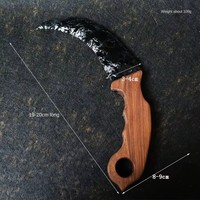 Vente en gros de pierres brutes d'obsidienne et d'opale naturelles, polies à la main, modèle de couteau à griffes, dague, artisanat en cristal