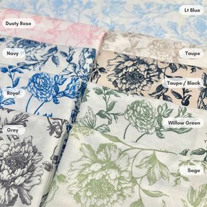Serviettes en tissu polyester pour <span class=keywords><strong>mariage</strong></span> printanier, bar, restaurant, dîner de <span class=keywords><strong>mariage</strong></span>, serviettes en tissu imprimées de fleurs, torchons de cuisine - Product Image 1