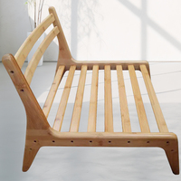Chaise de loisirs moderne Youlike chaise de sol en bambou naturel robuste portable avec support dorsal nouveau design pour salon