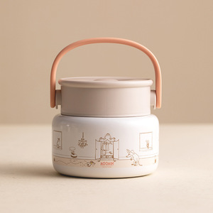 Fiambrera de acero inoxidable con aislamiento <span class=keywords><strong>Moomin</strong></span> de Finlandia Moomin316L vaso estofado y tarro de tetera fácil de llevar tarro estofado - Product Image 5