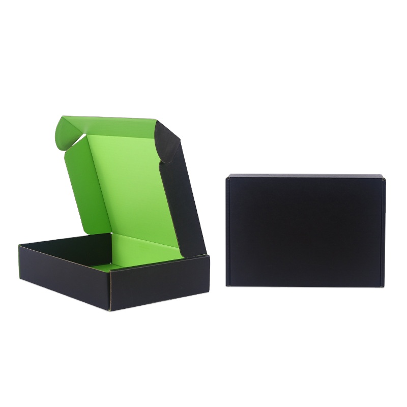 YOUNGS Custom Cardboard Packaging Black Color Mailing Moving Shipping Boxes Corrugated Box Cartons