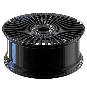 Rines de Aleación de Aluminio Forjado TiXin 10,000T 10J con Acabado Negro Hipermetalizado, Nuevos para <span class=keywords><strong>Mercedes</strong></span> G63 2022 de 24 Pulgadas - Product Image 3