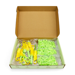 Toolbox di costruzione in cartone da 130 pezzi aggiornato | Giocattoli educativi a stelo e vapore per bambini | A casa gioca + apprendimento in classe - Product Image 3