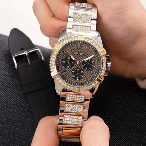 Montre sport business pour homme SATSIY GW0351G1, vente chaude 2025, affichage à aiguilles, acier inoxydable, chronographe à quartz, 100 m - Product Image 3