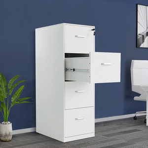 Commercial 4-Drawer Metal Filing <b>Cabinet</b> with <b>Lock</b> Wholesale Office Steel <b>Cabinets</b> for Warehouse Use - Product Image 6