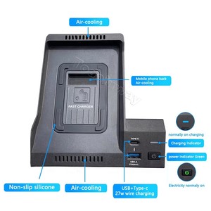<span class=keywords><strong>Chargeur</strong></span> rapide <span class=keywords><strong>sans</strong></span> <span class=keywords><strong>fil</strong></span> pour <span class=keywords><strong>iPhone</strong></span> Support pour téléphone portable pour Mercedes Benz W213 Classe E E200 E300 E260 2017-2022 Intérieur - Product Image 5
