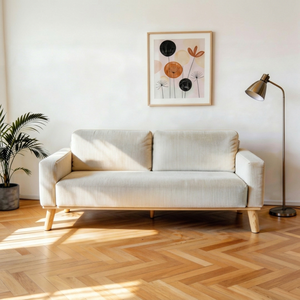 Juego de Sofás Seccionales Tapizados Tradicionales, Rellenos de Espuma, Diseño Moderno, Sofá de Dos Plazas, para Sala de Estar, Escuela, Oficina, Apartamento - Product Image 2