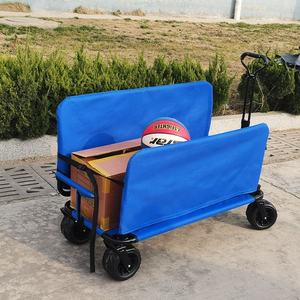 outdoor <b>garden</b> fishing bolding foldable beach trolley chair <b>with</b> big wheels - Product Image 3