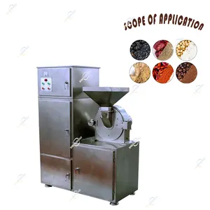 Agricultural Commercial Blade Powder Grinder Wax Candle Soya Bean Henna Charcoal Grinding Machine