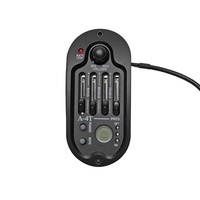 A-4T micro piézoélectrique en métal à quatre segments avec accordeur pour pièces et accessoires d'instruments à cordes de guitare acoustique