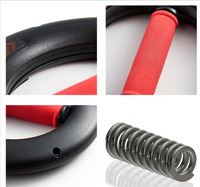 Expansor de pecho extendido portátil para hombres, entrenador de antebrazo, ejercitador, fortalecedores, mango NBR, Figura 8 de agarre