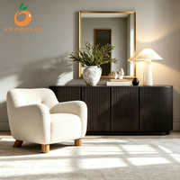 Nouveau design, canapé en tissu de style européen, ensemble de canapés avec dossier capitonné, chaise de salon avec structure en bois pour hall d'hôtel