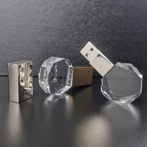 128GB pha lê USB ổ đĩa flash sáng tạo kim cương hình <span class=keywords><strong>Memory</strong></span> <span class=keywords><strong>Stick</strong></span> với nắp kim loại tốc độ cao lưu trữ dữ liệu thiết bị Kinh doanh Quà Tặng - Product Image 5