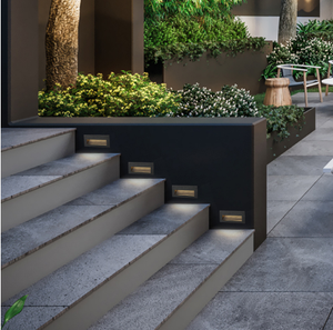 Luz LED de escalón para exteriores, luz de escalera impermeable, lámpara subterránea integrada de pared, iluminación de pie de cubierta IP65 - Product Image 5