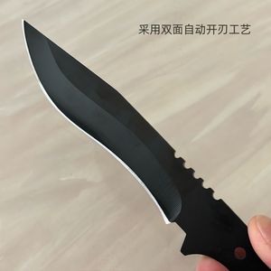 Cuchillo de defensa personal para acampar al aire libre, cuchillo de mano para carne y frutas, cuchillo recto, cuchillo táctico de supervivencia para acampar, barbacoa - Product Image 4