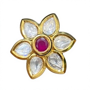 Belles boucles d'oreilles élégantes en plaqué or de meilleure qualité pour les femmes vêtements traditionnels vêtements de mariage femmes et filles - Product Image 2