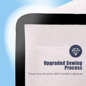 ถุงเก็บของแบบทอขนาดใหญ่ ความจุเยอะ พกพาสะดวก กันความชื้น พร้อมคลิปหนีบตาข่าย สำหรับการขนย้ายและจัดเก็บ - Product Image 3
