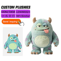 Peluche Monstre Personnalisée Amusante et Mignonne – Service de Conception Sur Mesure pour Distributeurs de Jouets et Marques Privées