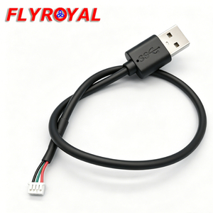<span class=keywords><strong>Cable</strong></span> de Conexión USB-A Macho a JST de 4 Pines y Paso de 1.25mm, 300mm, Personalizado para PCB Electrónicos - Product Image 1