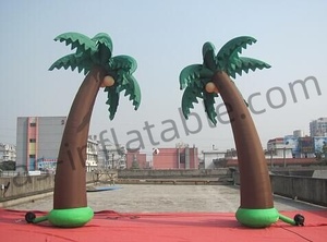 Arco Inflable para Bailar al Limbo, Arco Inflable con Forma de Palmera para Fiestas y Eventos en la Playa Tropical - Product Image 5