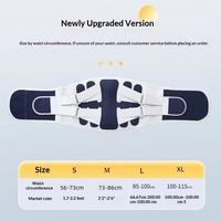 Ceinture de soutien lombaire médicale professionnelle pour soulager les douleurs du bas du dos, hernie discale, sangles réglables pour la protection