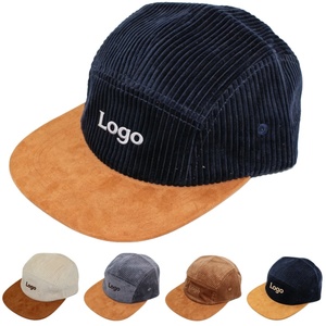 Gorras de Béisbol HKZB Personalizadas, Estilo Casual, Visera Plana, Cierre a Presión, 5 Paneles, Gorra de Campamento con Visera de Gamuza, Estilo Hip Hop, Visera Corta - Product Image 2
